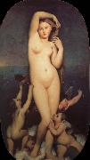 Jean-Auguste Dominique Ingres Love and beautiful goddess oil painting artist